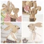 WANYEDI Seesaw Thỏ Trang Trí, Trang Trí Gia Đình Bằng Gỗ Mặt Dây Treo Phục Sinh, Thỏ Phục Sinh Dễ Thương Vẽ Graffiti Thủ Công Đồ Trang Trí Tiệc Phục Sinh Vui Vẻ