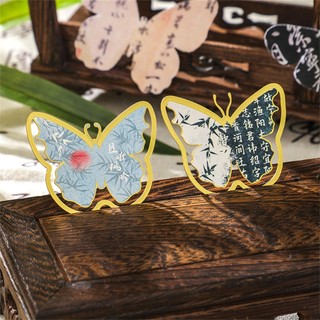 Kẹp Đánh Dấu Trang Sách Hình Bướm Bằng Kim Loại Dễ Thương