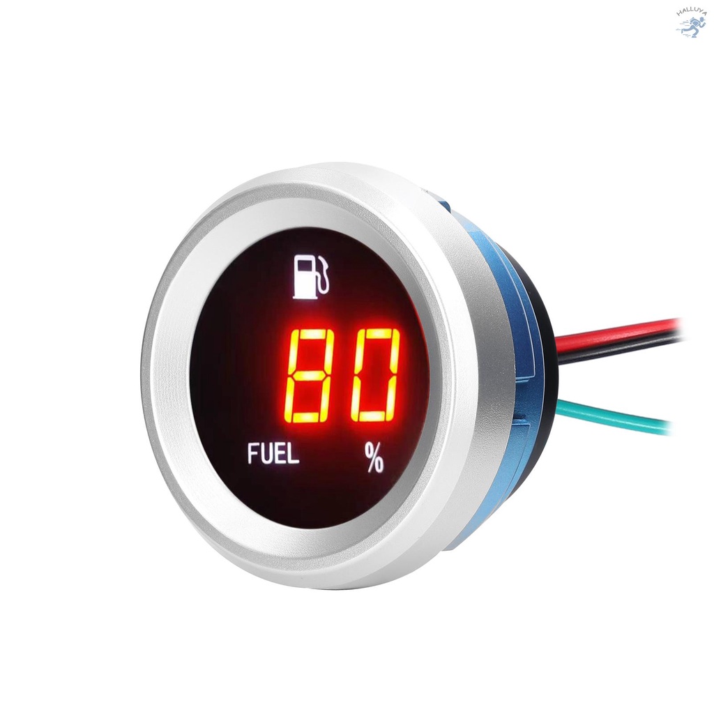 Đồng Hồ Đo Mức Nhiên Liệu Kỹ Thuật Số 9-35V Cho Xe Hơi / Xe Máy Hall-109