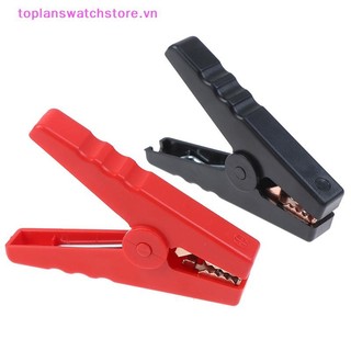 Toplanswatchstore 2 Cái lớn 100a cá sấu kẹp sạc kẹp cách nhiệt Vn