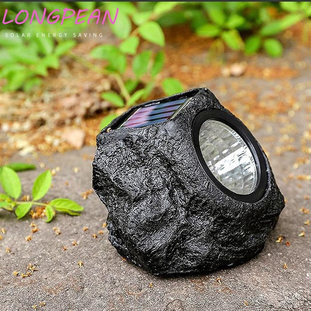 Đèn đá năng lượng mặt trời LONGPEAN Đèn sân ấm