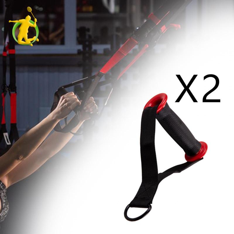2 Miếng Tay Cầm Tập Gym Thể Dục Treo Tay Cầm Dây Tricep Đa Năng
