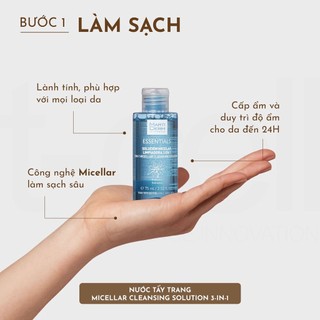 Nước Tẩy Trang Toàn Năng Martiderm Essentials Micellar Cleansing Solution 3 In 1 300ml