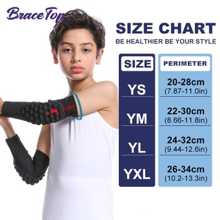 1 Cặp Đệm Bảo Vệ Đầu Gối / Khuỷu Tay / Khuỷu Tay Cho Bé 3-12 Tuổi Chơi Bóng Rổ / Bóng Đá / Bóng Đá
