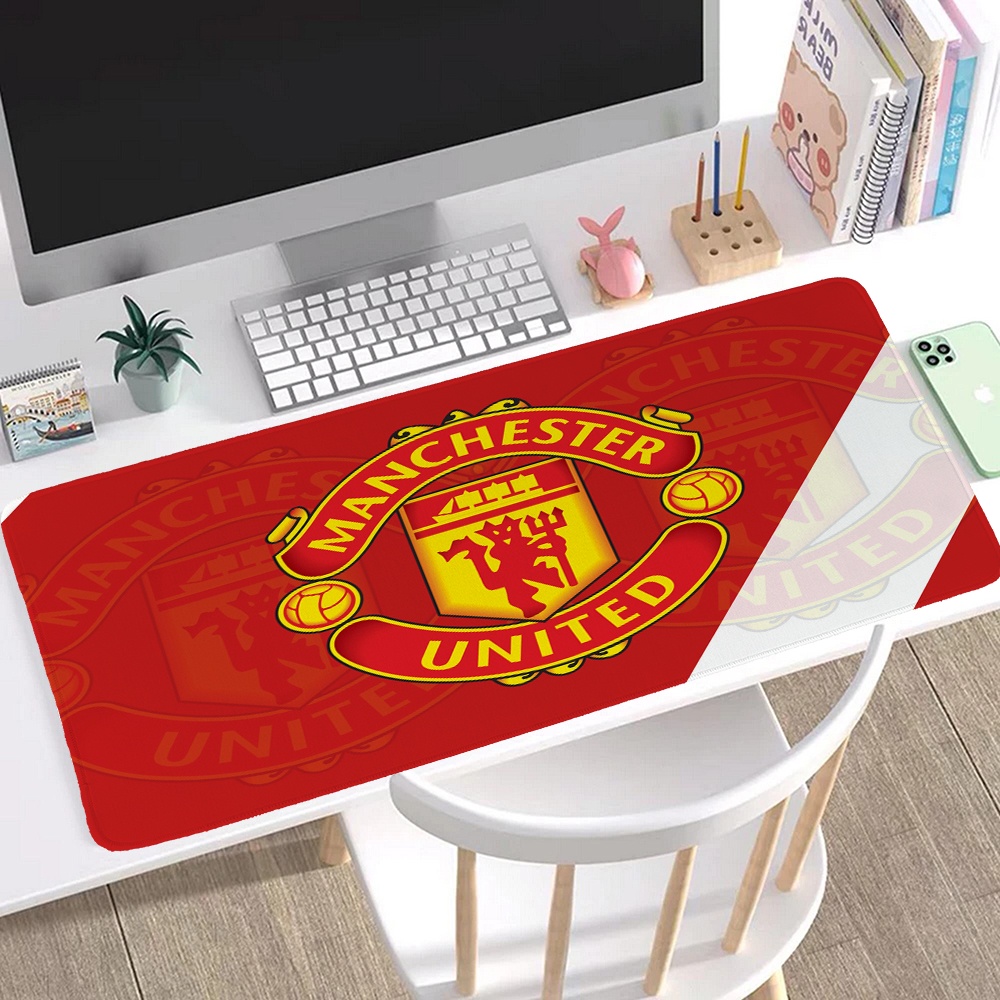 Tấm Lót Chuột laptop Hình Câu Lạc Bộ manchester united Kích Thước 60x30cm