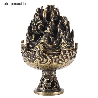 Airspecutin Retro Hợp Kim Lư Hương Đốt Đồ Trang Trí Trung Quốc Cổ Censer Trà Bàn Trang Trí EN