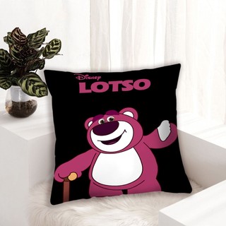 Lotso Dâu Gấu Vuông Gối Một Mặt In Polyester Phòng Khách Sofa Đệm Trang Trí Nhà (Không Có Gối)