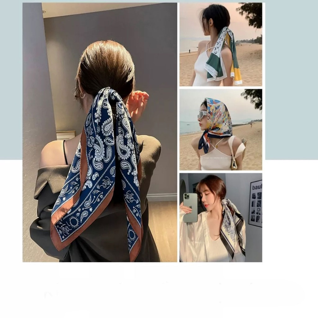 Giá sỉ - Khăn Bandana, Khăn Turban Hiphop Màu Sắc Trẻ Trung Năng Động - FETA
