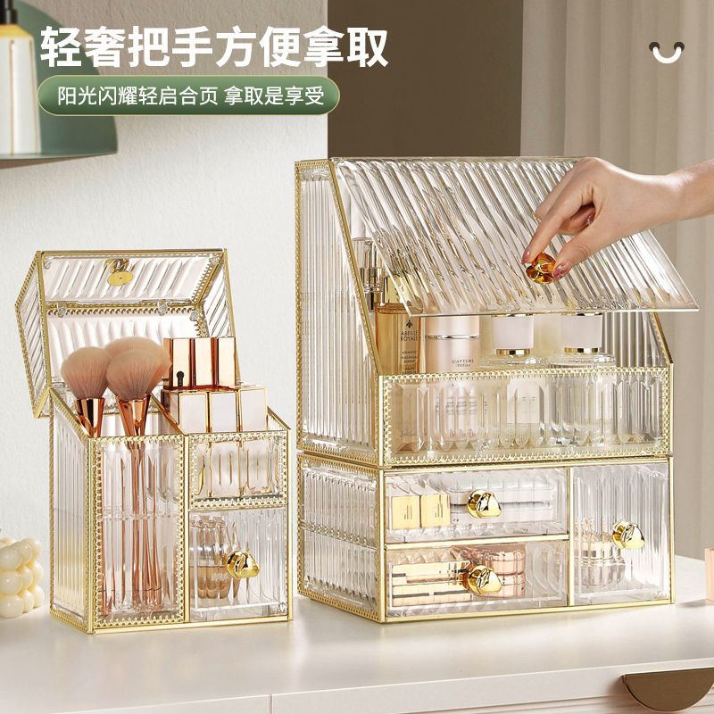 Đồ dùng gia đình Hộp đựng mỹ phẩm Hộp đựng mỹ phẩm Hộp đựng đồ lật Hộp đựng đồ chống bụi Hộp đựng ngăn kéo Hộp đựng đồ trang điểm Giá để đồ hộp đựng đồ trang sức