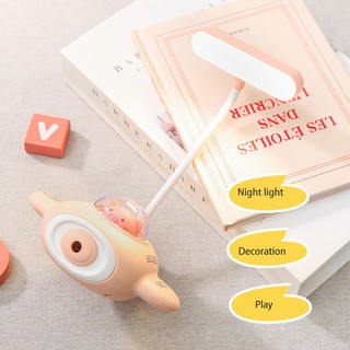 Đèn led Để Bàn Hình Máy Bay Nhỏ Dễ Thương Sạc usb Tiện Dụng Cho Học Sinh