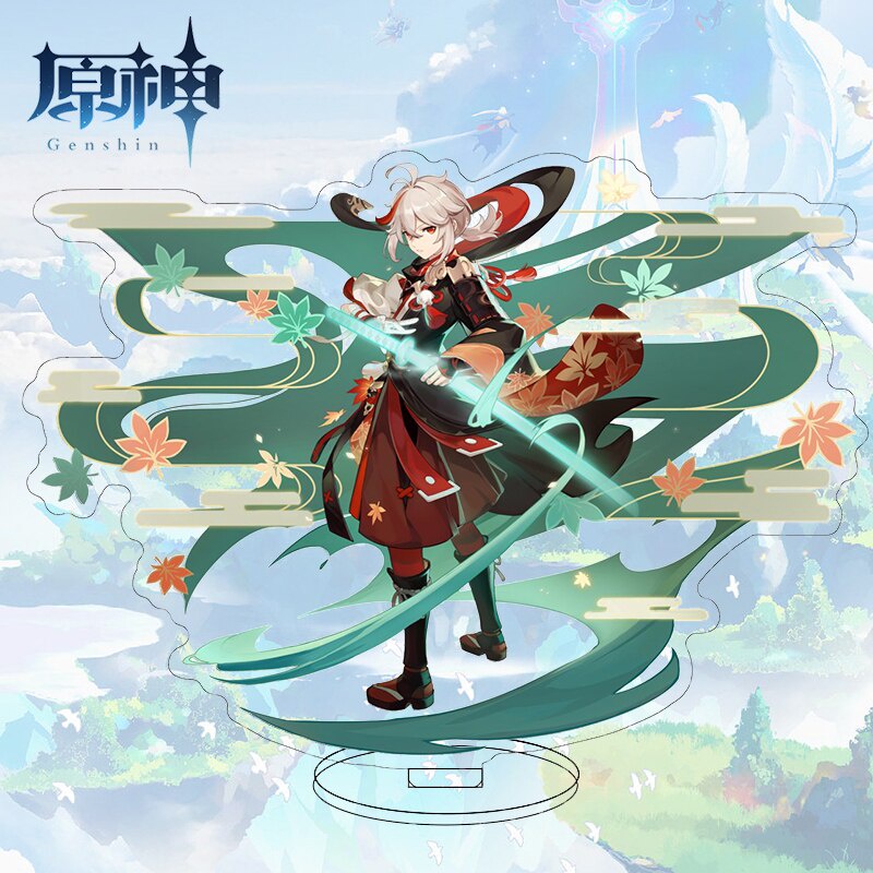Mô hình Standee Cool Anime Figure Genshin Impact Xiao Hutao Kazuha Kunikuzushi Acrylic in hình nhân vật
