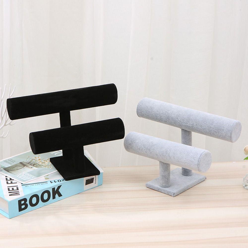 Giá đỡ T-Bar YUUKII, Giá trưng bày trang sức vòng tay đa năng, Đồng hồ tinh tế Băng đô trang sức hai đôi