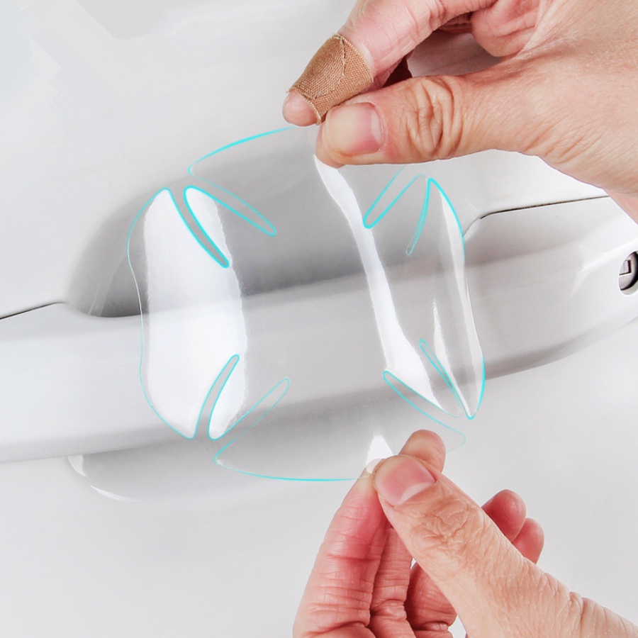 Bộ 4 miếng PPF dán tay nắm hõm cửa ô tô, miếng dán chống trầy xước ô tô xe hơi | Shopee Việt Nam