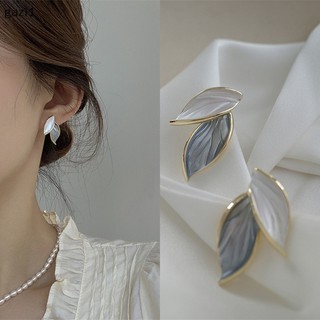 [gazi1] 1 Đôi Bông Tai Thời Trang Phiên Bản Hàn Quốc Tính Khí Đơn Giản Bông Tai Ngọc Trai Bông Tai Móng Tay Cho Nữ Trang Sức Boutique