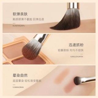 Bộ Cọ Trang Điểm Mắt Mũi 8 Cọ Trang Điểm Lông Mềm Tiện Dụng Cho Người Mới Bắt Đầu