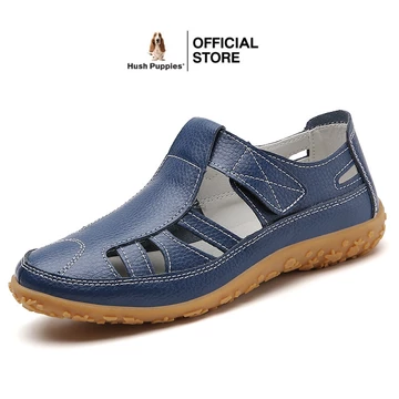 Hush Puppies Giày Nữ Giày Da Nữ Giày Nữ Giày Thuyền Giày Đế Bằng Nữ
