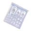 BTF Silicone Móng Tay Khắc Khuôn Quỷ Sừng DIY Dập Stencils Dụng Cụ Làm Móng Tay