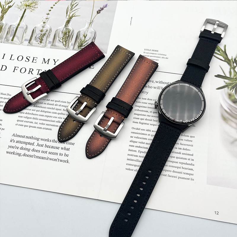 Dây Đeo Đồng Hồ Bằng nylon Và Vải Bố Kích Thước 18mm 20mm 22mm 24mm Cho seiko diver Lặn y2k