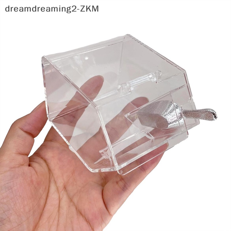 [dreamdreaming] 1 Bộ Hộp Bảo Quản Đồ Ăn Nhẹ Trong Suốt Thu Nhỏ Nhà Búp Bê W / Xẻng Hộp Chống Bụi Hộp Trưng Bày Chống Thấm Nước Trang Trí Mô Hình Nội Thất [zkm]