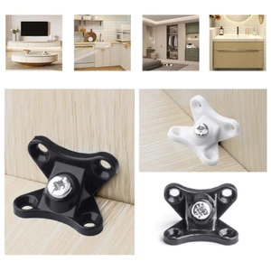 OXXGGKAO 10 Chiếc Kết Hợp Có Thể Tháo Rời Mã Góc Bướm Với Vít Góc Nẹp Nhựa Góc Phải Chân Đế Mounti