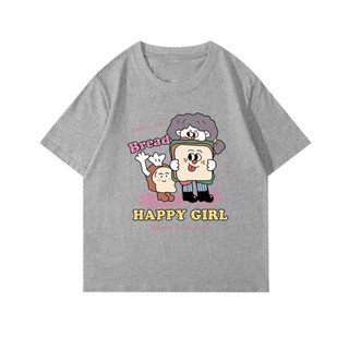 HIIXIIVI Áo Thun Tay Ngắn Dáng Rộng 100% cotton In Họa Tiết Hoạt Hình Dành Cho Nam Nữ size 5xl