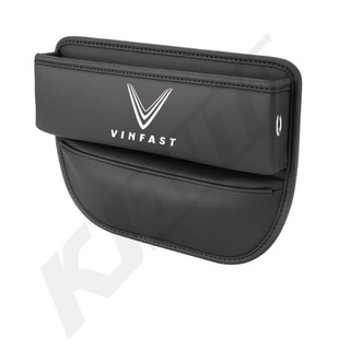 Túi Da pu Đựng Đồ Gắn Khe Hở Ghế Ngồi Xe Hơi vinfast lux a fadil president sa vf e34