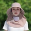 Mũ chống nắng ESSENCEH, Khăn choàng vành rộng, Thời trang bảo vệ cổ thoáng khí Mũ đi biển có thể điều chỉnh Thể thao ngoài trời