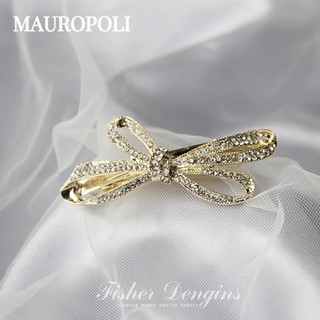 Mauropoli [Hàng Có Sẵn] Kẹp Tóc Nửa Đầu Đính Ngọc Trai Nhân Tạo Phong Cách Hàn Quốc