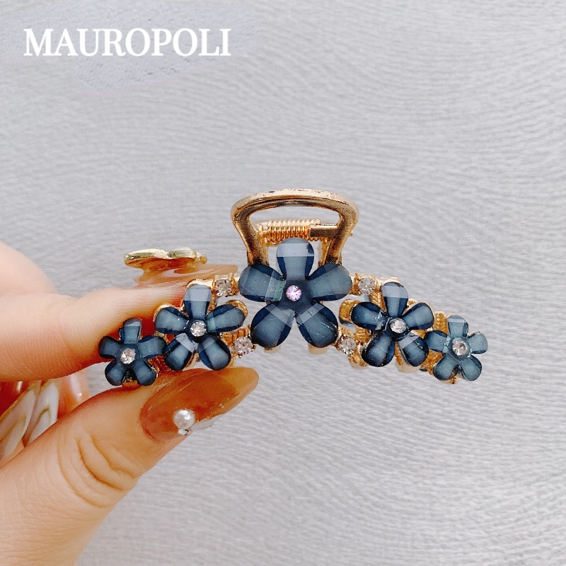 Mauropoli [Sẵn Sàng] Kẹp Hoa Đầu Sau Tắm Kẹp Tóc Nữ Kẹp Tóc Cá Mập Mũ Đội Đầu