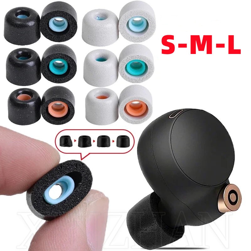 Nút Bọc Đầu Tai Nghe Bằng Cao Su Non Mềm Mại Thoải Mái Nhiều Kích Cỡ Cho Sony WF-1000XM4