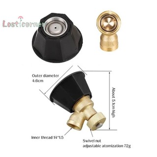 Lostcorner Nông Nghiệp Cao Áp Không Khí Vòi Phun Có Thể Điều Chỉnh Cửa Thoát Nước Vòi Phun Cho Hoa Cỏ Làm Vườn Rắc Mới