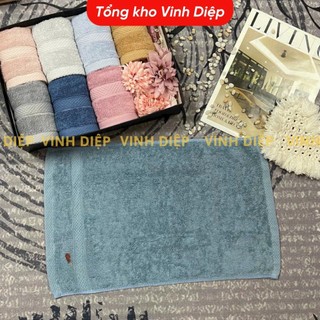 KHĂN MẶT  SỢI TRE CAO CẤP KO XÙ KO PHAI MÀU, khăn G7 bamboo