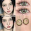 （-0°-4.50°）🌈ZM 🌈/Set 2 Kính Áp Tròng Màu tím/đen/xám thời trang contact lens hợp lệ 6 tháng 91
