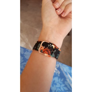 Dây Đeo Silicon Mềm 20mm Họa Tiết Rằn Ri Cho Đồng Hồ Thông Minh huami amazfit bip 3 pro lite s u pop / gts 2 2e 3 4