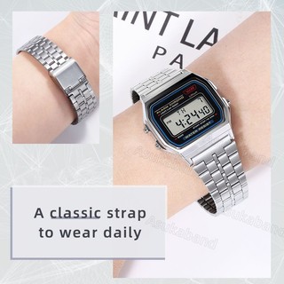 Dây Đeo Đồng Hồ Bằng Thép Cho casio a158 a168 sgw400 f91w f84 f105 f108 ae1200 ae1300