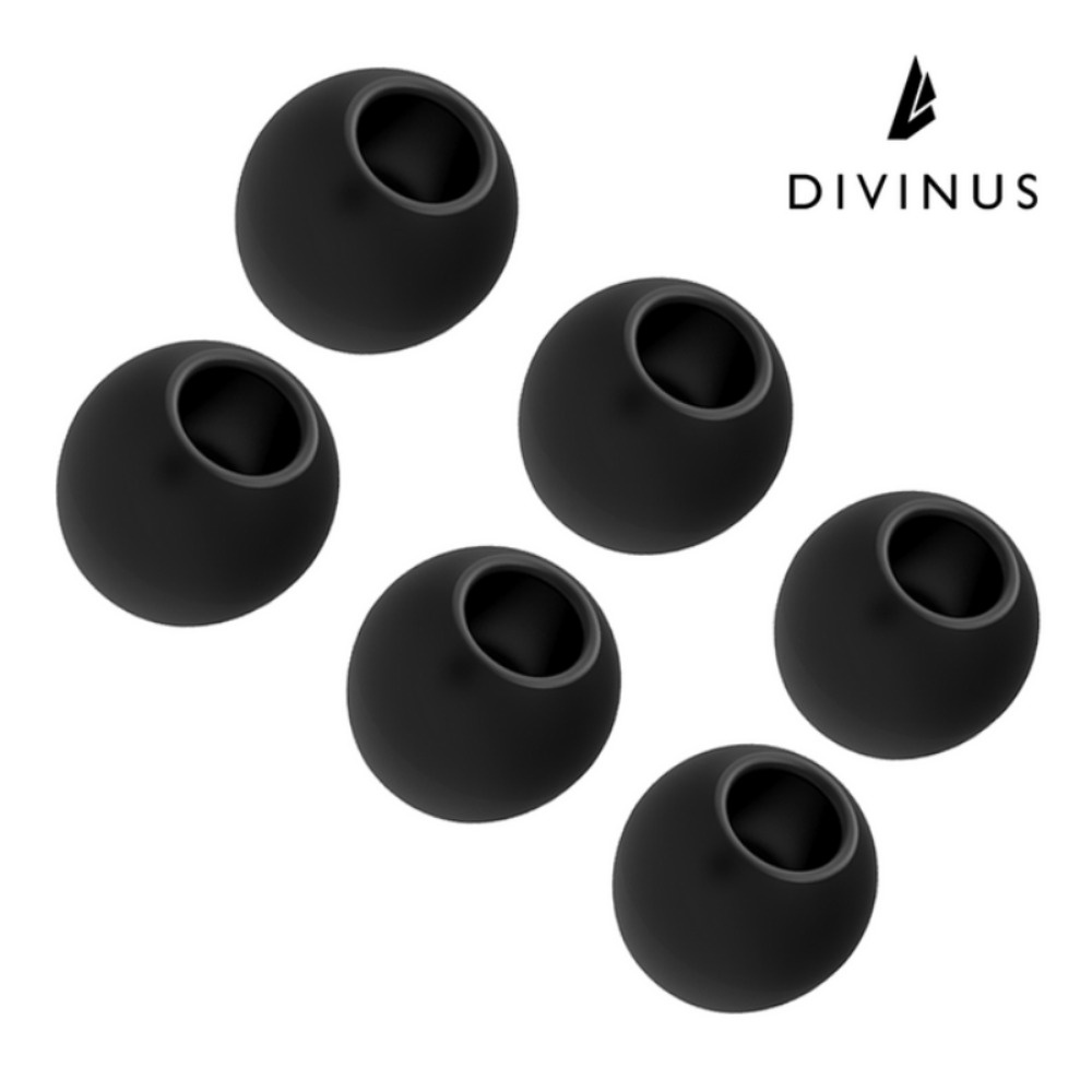 Bộ 3 Cặp Nút Bịt Tai Nghe Bằng silicone 4.0mm-6mm s / m / l
