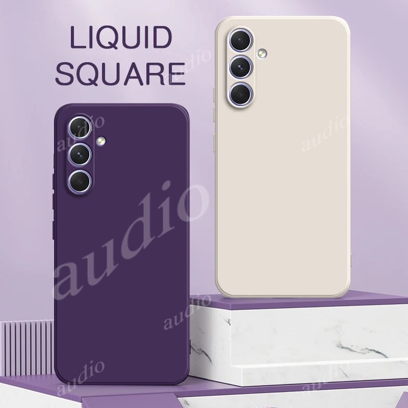 Dành Cho Samsung S25 FE 5G Ốp Lưng Silicon Lỏng Vuông Chính Hãng Cho Samsung Galaxy S25 FE GalaxyS25 FE 5G Ốp lưng TPU Silicon Chống Sốc Cho Samsung S25FE SamsungS25 FE 5G