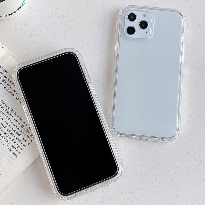 Ốp Điện Thoại silicone Lỏng Dày Dặn Trong Suốt Chống Rơi Vỡ Cho iphone 15 pro max 15pro max 15 plus 2 Trong 1