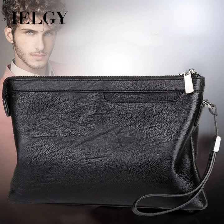IELGY Men 's Clutch Business Túi đựng điện thoại di động thời trang nhẹ Ví dung tích lớn – 2