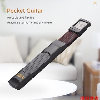 Hgv Đàn guitar Bỏ Túi 6 Dây Với Màn Hình Xoay Luyện Tập Cho Người Mới Bắt Đầu