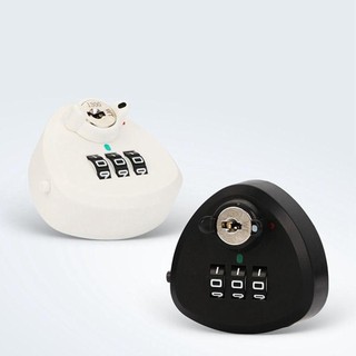 Khóa kết hợp FANIELLAPOWELL, Khóa mật khẩu chống trộm nội thất, 3 mã kỹ thuật số Phần cứng bảo mật Khóa ngăn kéo Tủ ngăn kéo