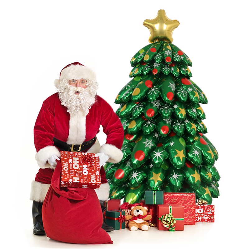 Product image Bong Bóng Noel Lá Nhôm Chủ Đề Giáng Sinh Năm Mới 2024 Trang Trí Tiệc 1