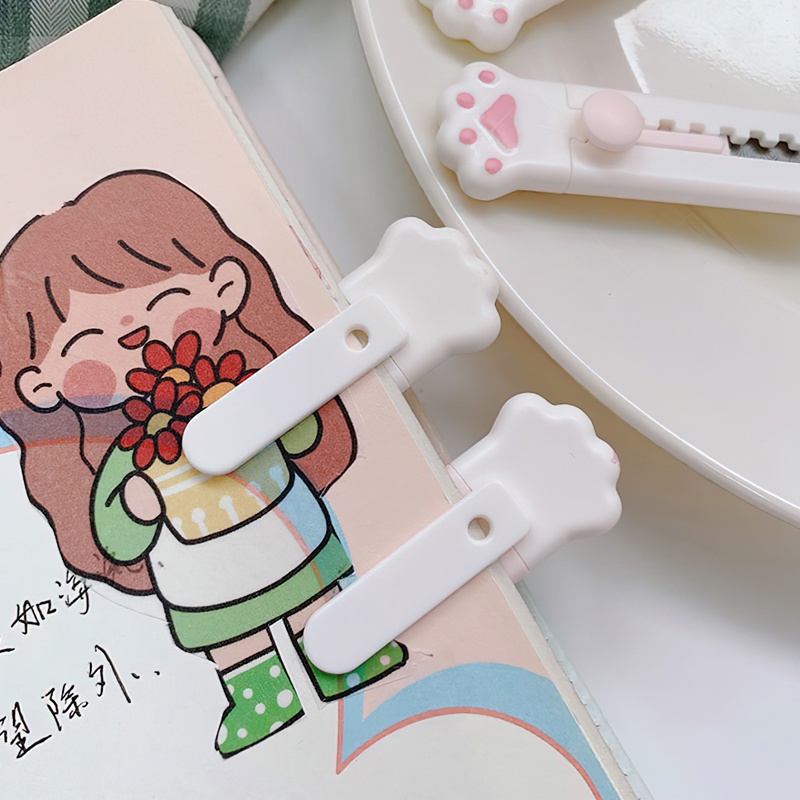 Dao Rọc Giấy Chân Mèo Dễ Thương