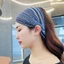 FUJIOU Nữ Đầu Bọc, Ngọc Trai Ren Organza Băng Đô Quấn Tóc, Thanh Lịch Rỗng Nhiều Màu Mũ Trùm Đầu Turban Nữ
