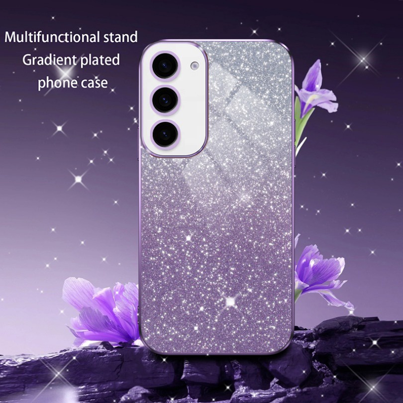 Ôp Điện Thoại Dẻo Trong Suốt Tráng Gương Lấp Lánh Sang Trọng Cho samsung galaxy s20 s21 s23 fe s20 s21 s23 plus ultra Ốp