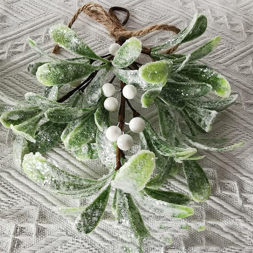 NORBORTO Cây cảnh treo nhân tạo, Đồ trang trí cây thông Noel bằng nhựa 23cm, Mô phỏng chắc chắn đáng tin cậy Trang trí cây thông Noel Trang trí nội thất