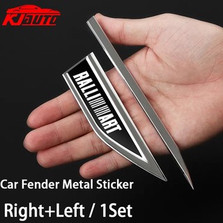 FENDER Mitsubishi Miếng Dán logo 3d Bằng Inox Trang Trí Cửa Xe Hơi outlander g2 cw zg zh g3 g4 gm gn zm