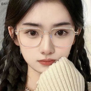 Mắt Kính Gọng Lớn Trong Suốt Chống Ánh Sáng Xanh Thời Trang unisex Garazi1