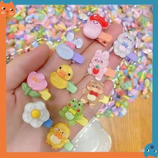 Thú Cưng Hoạt Hình acrylic Kẹp Tóc DIY Chó Kẹp Tóc Makaron Kẹp Tóc handmade Nhỏ Kẹp Tóc Nổ Gãy Tóc Trẻ Em Kẹp Tóc