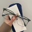 【COD 】kính cận có độ - 1.00 ~ - 5.00 Kính Cận Gọng Trong Suốt Chống Ánh Sáng Xanh Phong Cách Hàn Quốc Thời Trang kính 1701